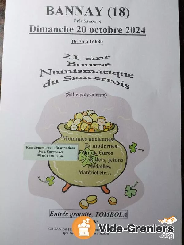 21 E Salon Numismatique du Sancerrois