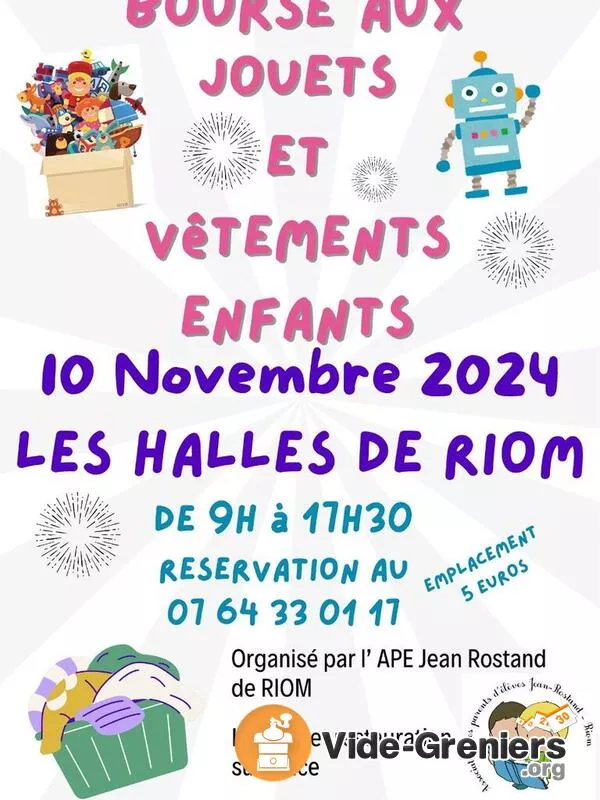 Bourse Aux Jouets et Vêtements Enfants