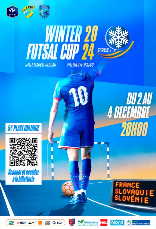 Winter Futsal Cup 2024 : France Vs Slovénie