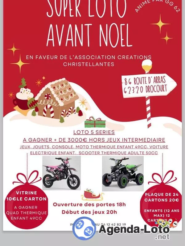 Super Loto Avant Noël en Semi Nocturne