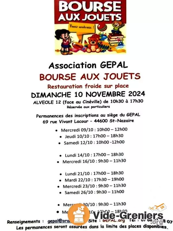 Bourse Aux Jouets du Gepal