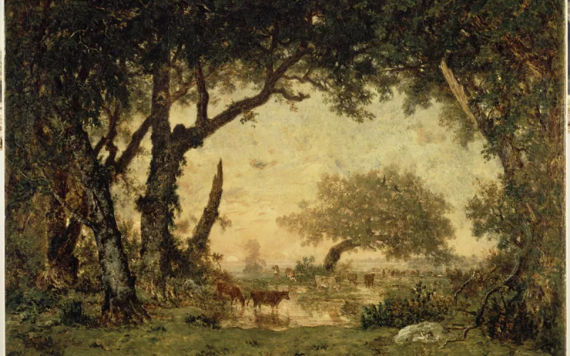 Théodore Rousseau-la Voix de la Forêt au Petit Palais