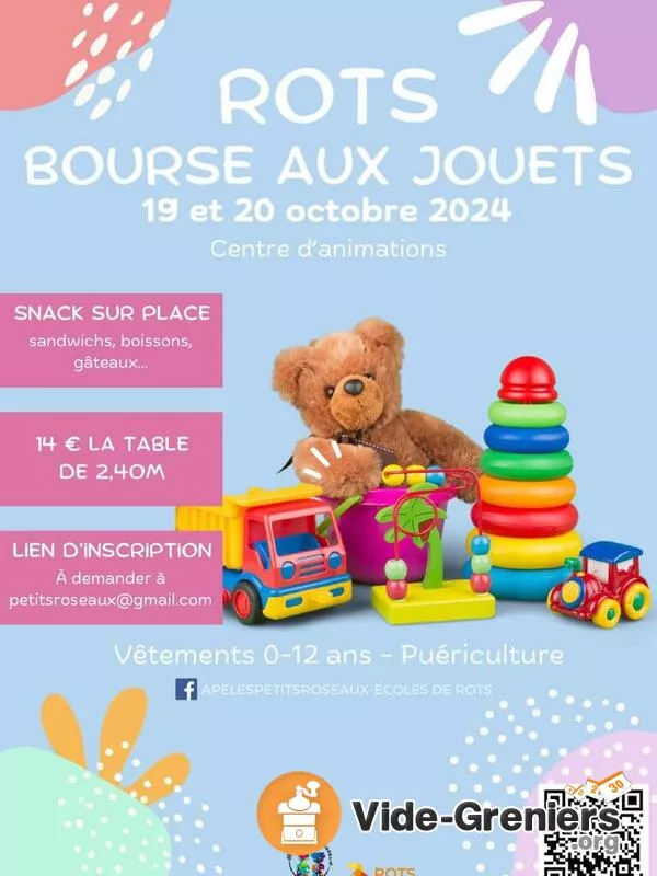 Bourse Aux Jouets, Vêtements et Puériculture d'Automne