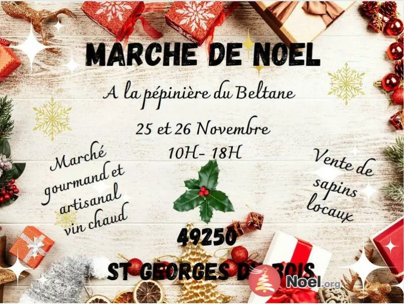 Marché de Noël de la Pépinière du Beltane