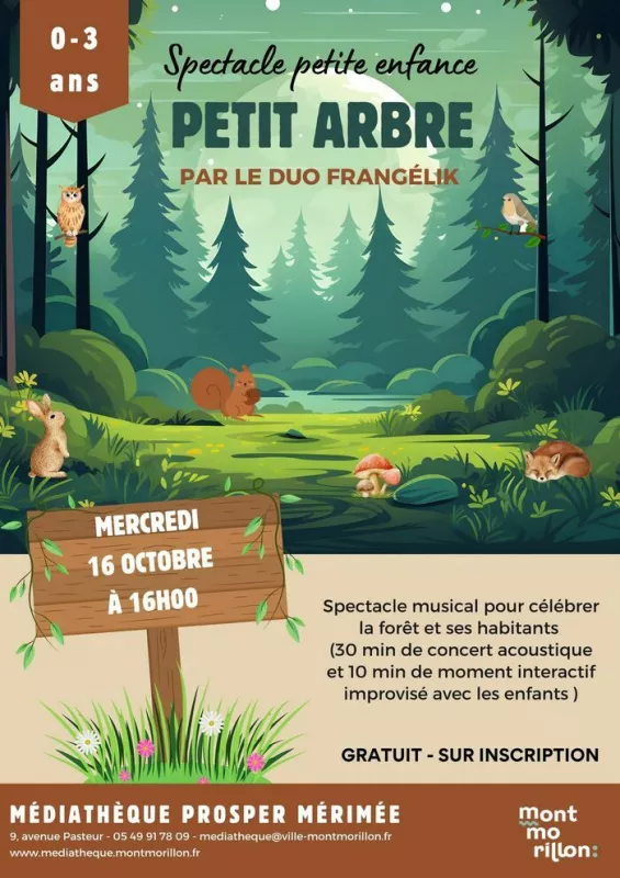 Spectacle Petite Enfance «Petit Arbre»