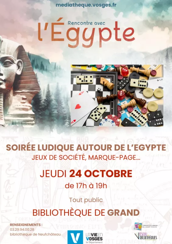 Soirée Ludique Autour de l'Egypte