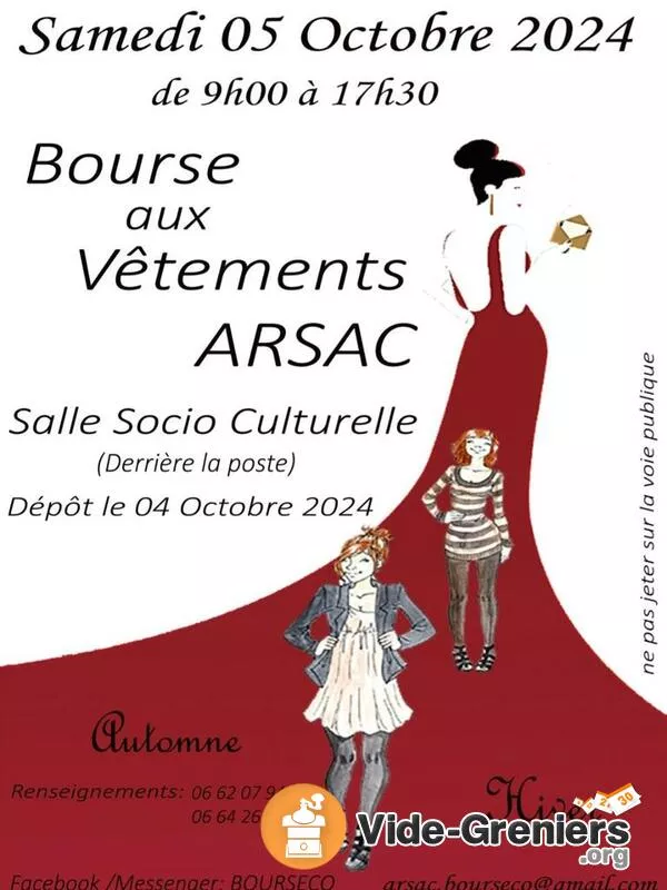 Bourse Aux Vêtements Automne Hiver d'Arsac