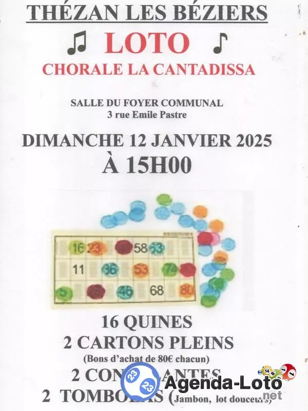 Loto de la Chorale 'la Cantadissa'