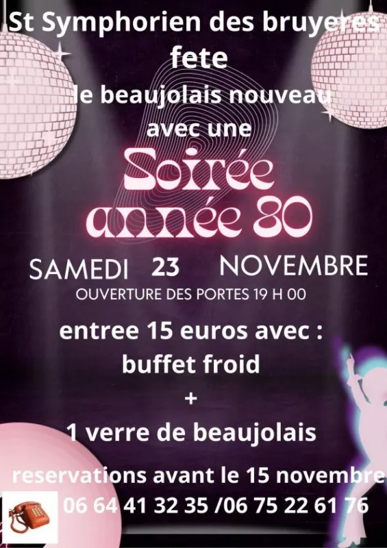 Soiree Beaujolais Nouveau/Annee 80