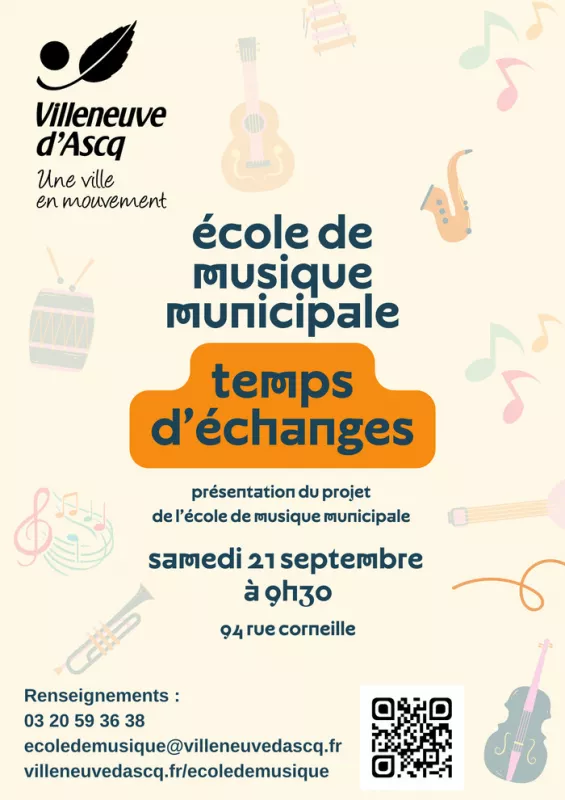 Temps d'Échanges-Présentation du Projet de l'École de Musique Municipale