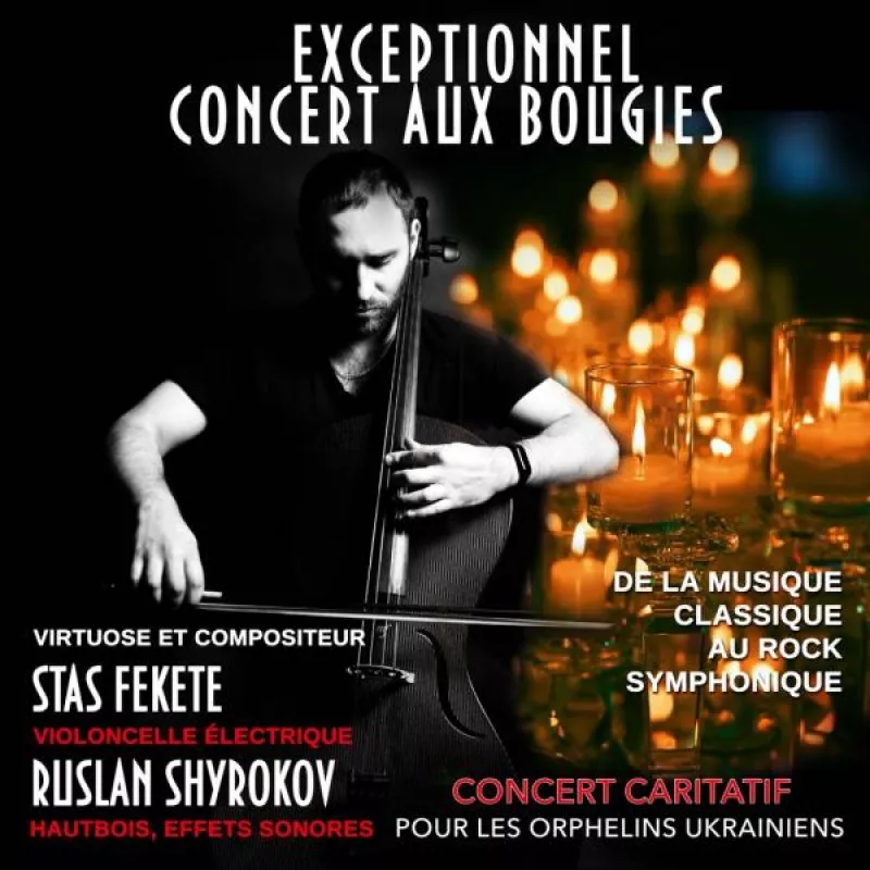 Concert Aux Bougies-les 3 Vies du Violoncelle