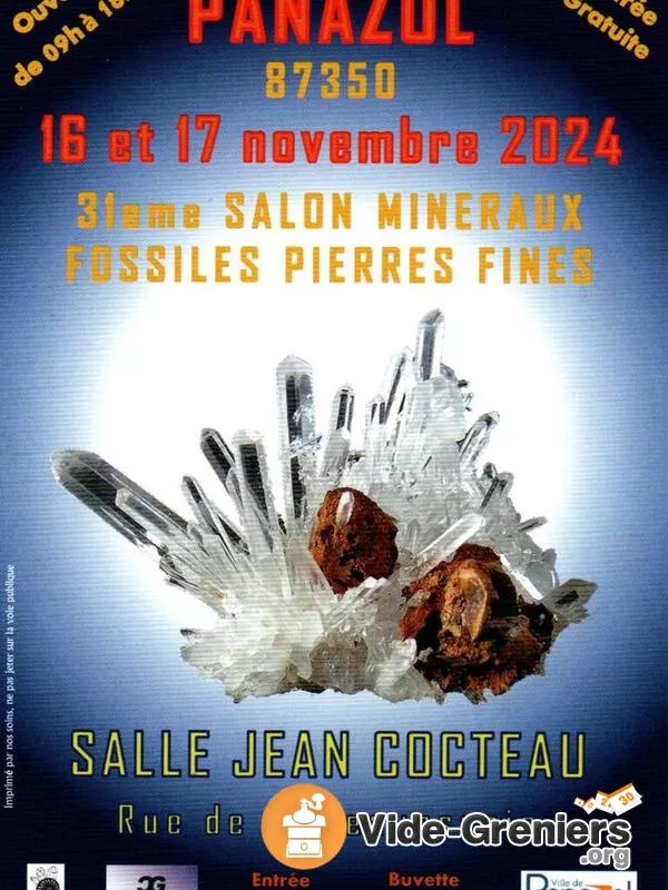 31Ème Salon des Minéraux, Fossiles et Pierres Fines