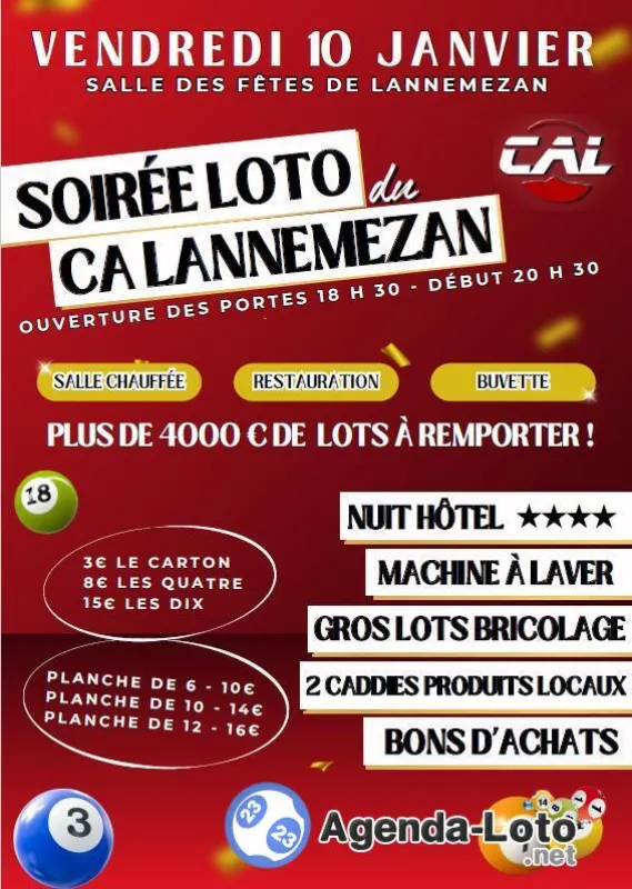 Loto Cercle Amical Lannemezanais