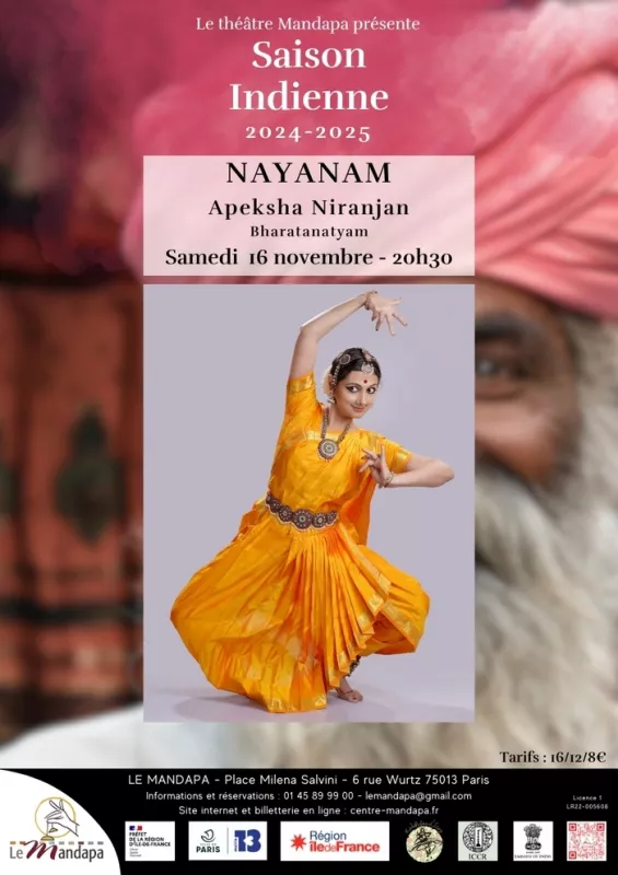 Nayanam-Danse Indienne Bharatanatyam