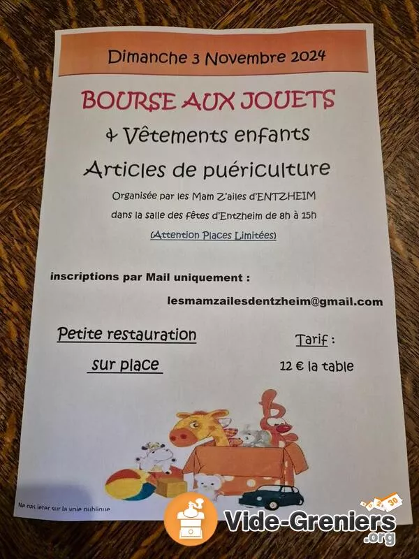 Bourse Jouets et Articles de Puériculture