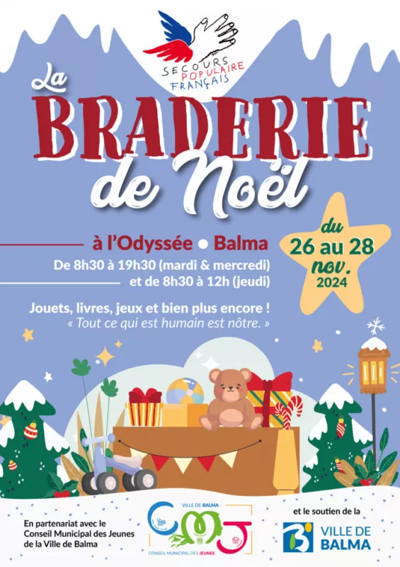 Braderie de Noël-du 26 au 28 Novembre