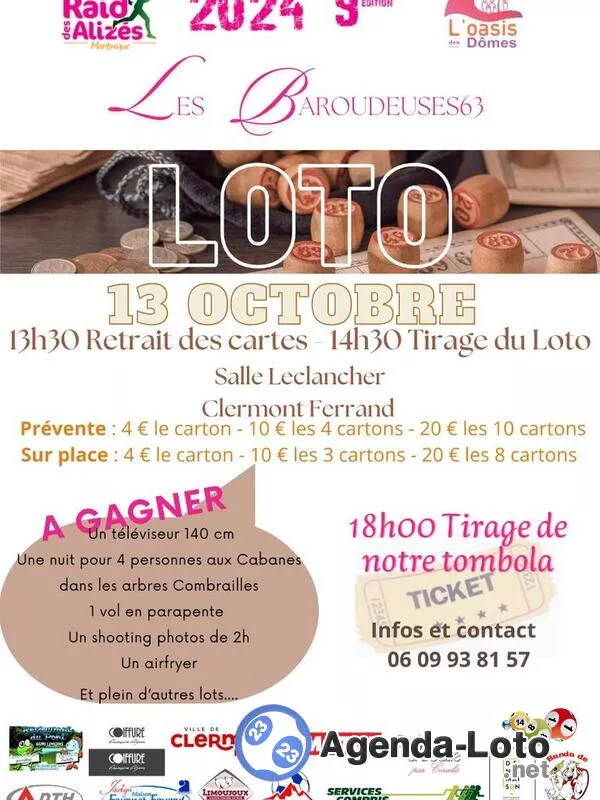 Loto des Baroudeuses 63