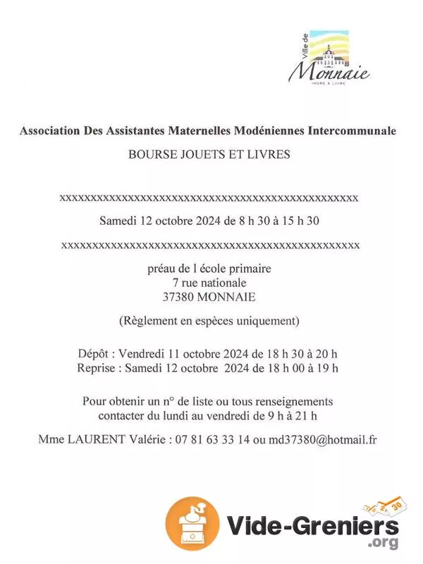 Bourse Aux Jouets et Livres(Livres Enfants et Adolescents)