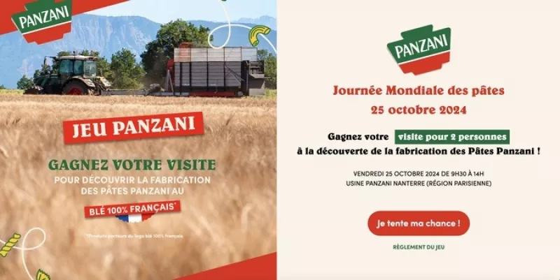 Grand Jeu Concours Panzani : Immersion Exclusive de Leur Usine à Gagner 