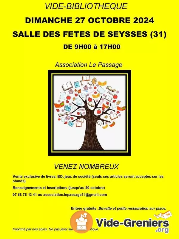 Vide-Bibliothèque de l'Association le Passage