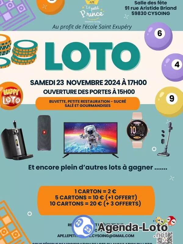 Loto de l'Ape le Petit Prince