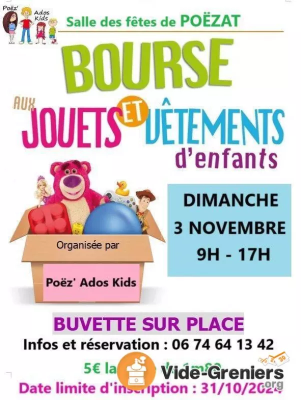 Bourse Aux Jouets, Puériculture et Vêtements Enfants