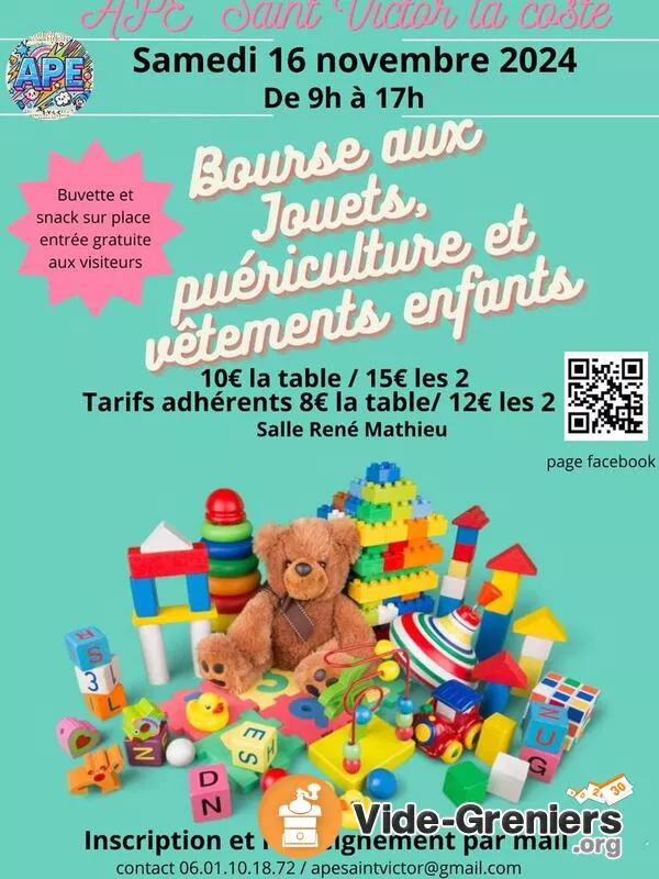 Bourses Aux Jouets, Puériculture et Vêtements Enfants