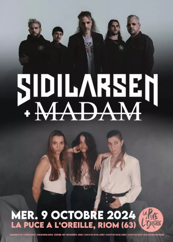 Concert Sidilarsen + Madam