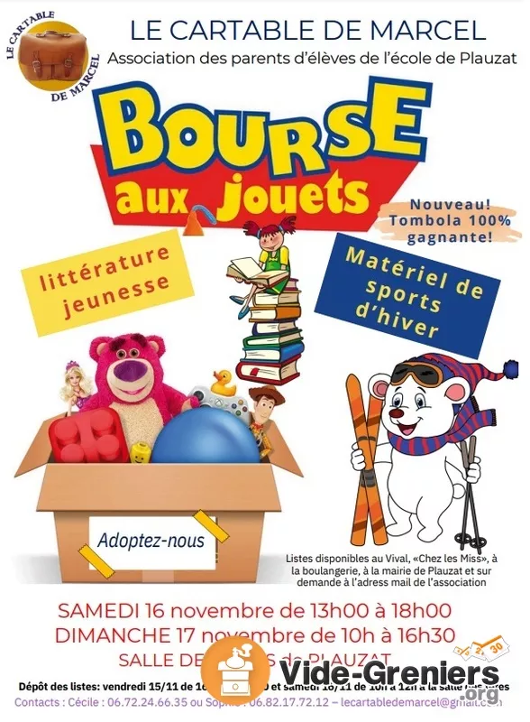 Bourse Aux Jouets, Littérature Jeunesse, Sport D'hiver