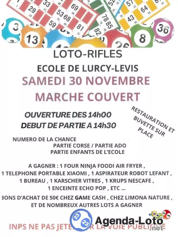 Loto École de Lurcy Lévis