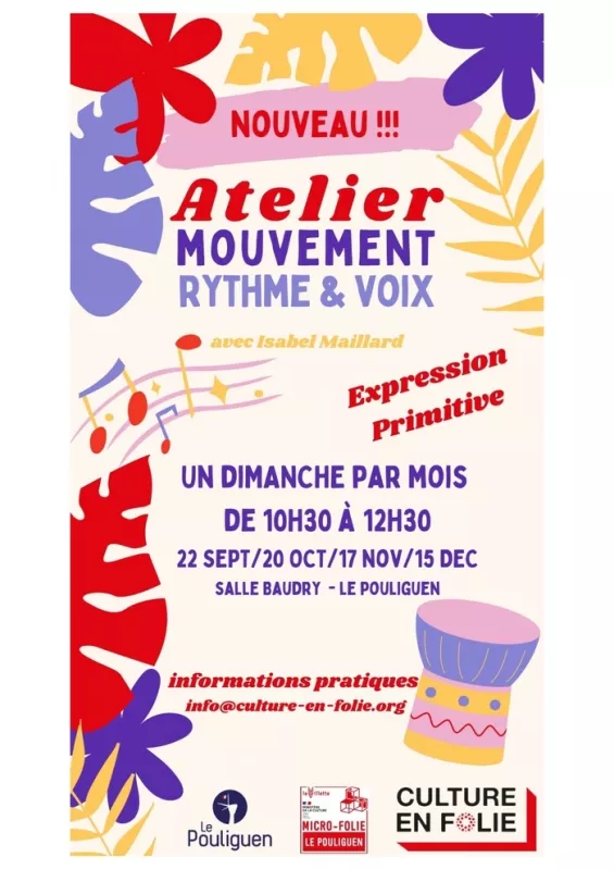 Atelier Mouvement, Rythme & Voix