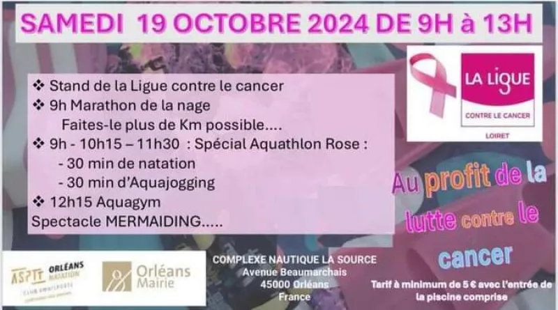 Octobre Rose à la Piscine