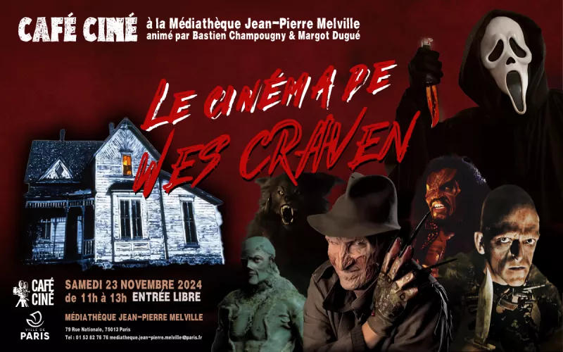 Café Ciné  : «le Cinéma de Wes Craven»