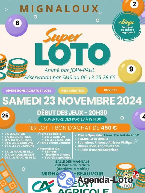 Super Loto de l'Asm Animé par Jp