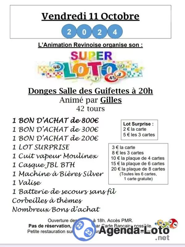 Super Loto Animé par Gilles