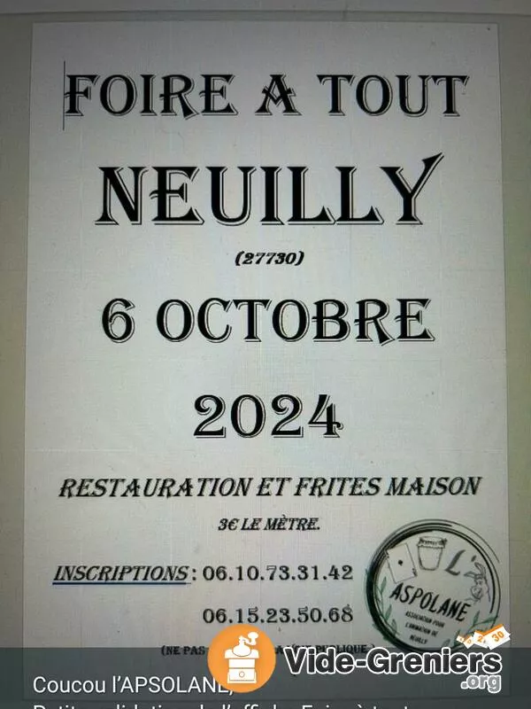 Foire à Tout de Neuilly 27730