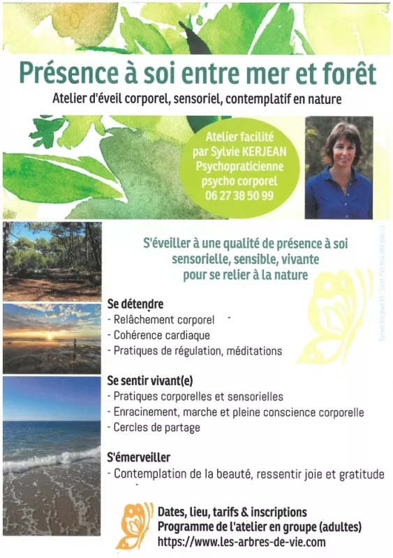 Présence à Soi entre Mer et Forêt : Atelier Sensoriel