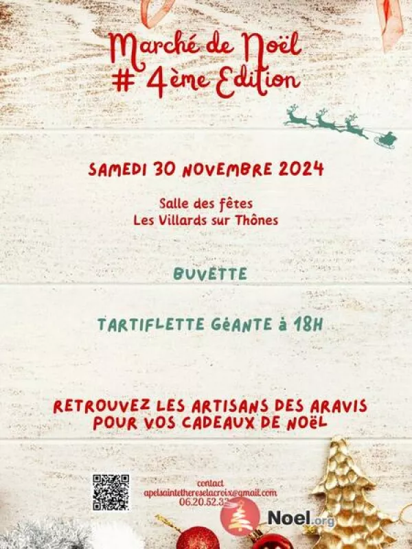 Marché de Noël Ecole Sainte Thérèse-4Ème Edition