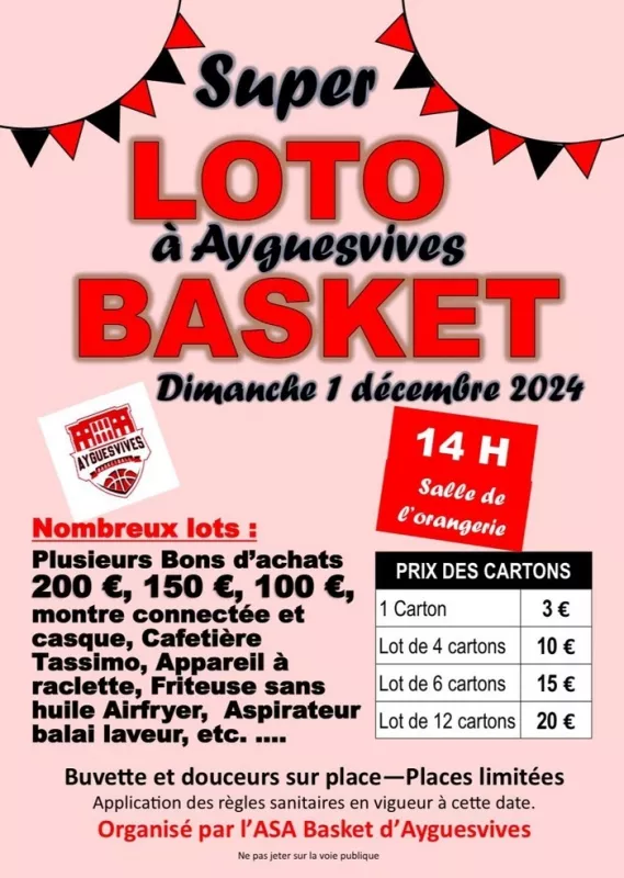 Loto à Ayguesvives Asa Basket