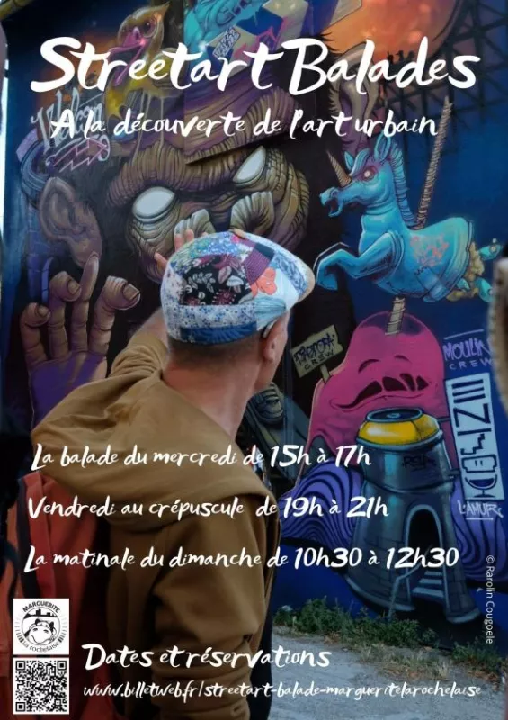 Streetart Balade au Crépuscule Spécial Noël