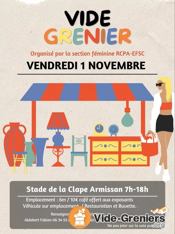 Vide Grenier du Rcpa Féminin