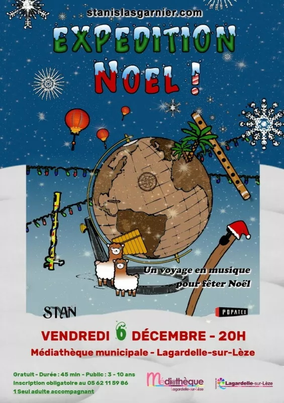 Spectacle de la Médiathèque-«Expédition Noël »