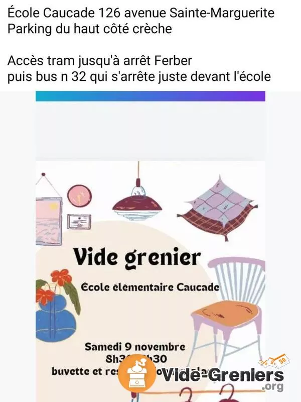 Vide Grenier . Reporté 16 Novembre