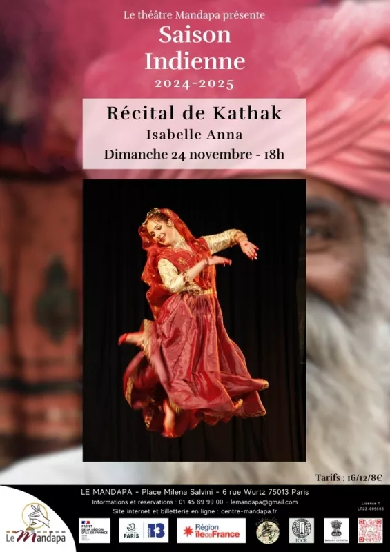 Récital de Kathak-Danse Indienne