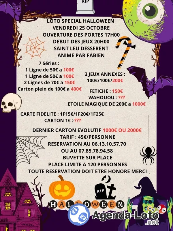 Mega Loto Spécial Halloween