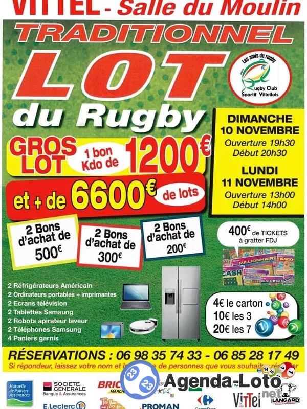 Traditionnel Loto du Rugby