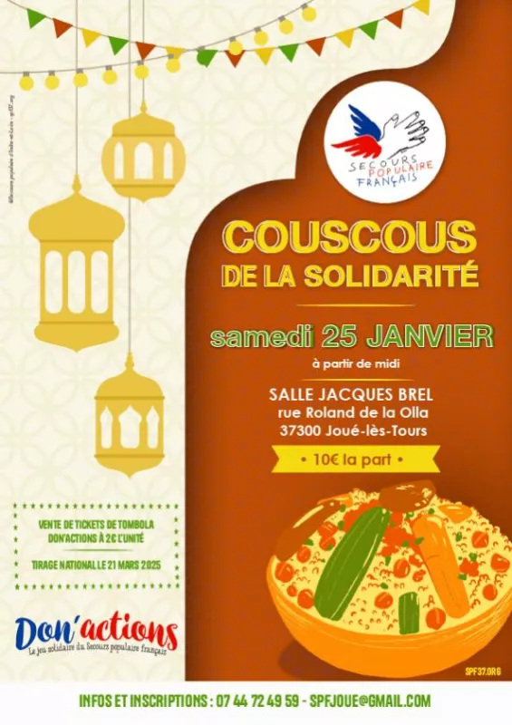 Couscous Solidaire à Joué-Lès-Tours