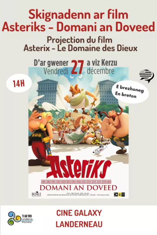 Projection en Breton : Asterix et le Domaine des Dieux