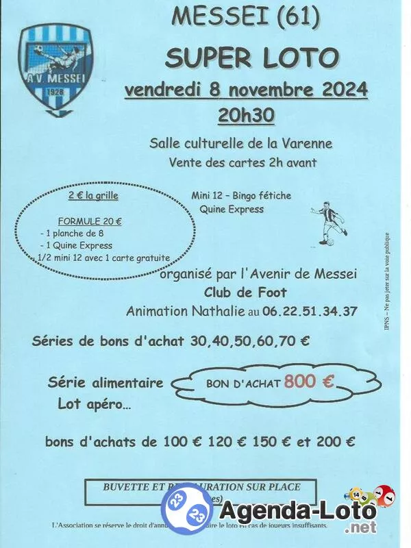 Loto 'Avenir de Messei'Foot