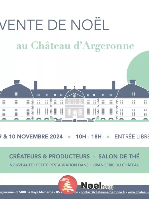 Vente de Noël au Château d'Argeronne